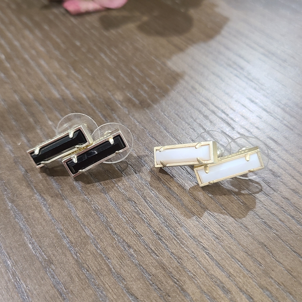 2 Pairs Kendra Scott Lady Stud Earrings